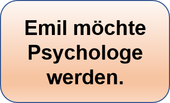 Emil möchte Psychologe werden.